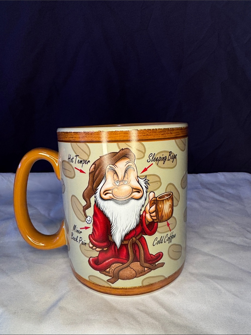 Disney Snow White Grumpy Coffee Mug Wake Up Grumpy mug